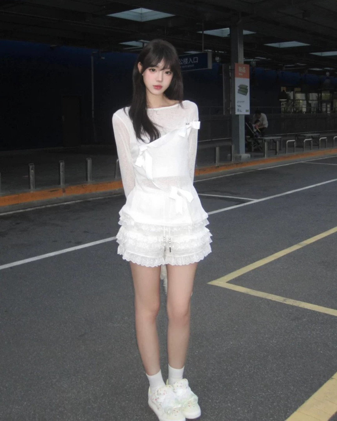 0 ribbon blouse