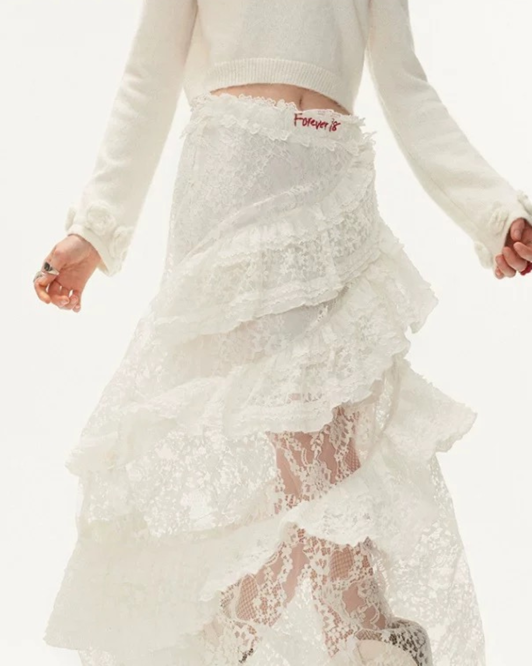 0 lace skirt