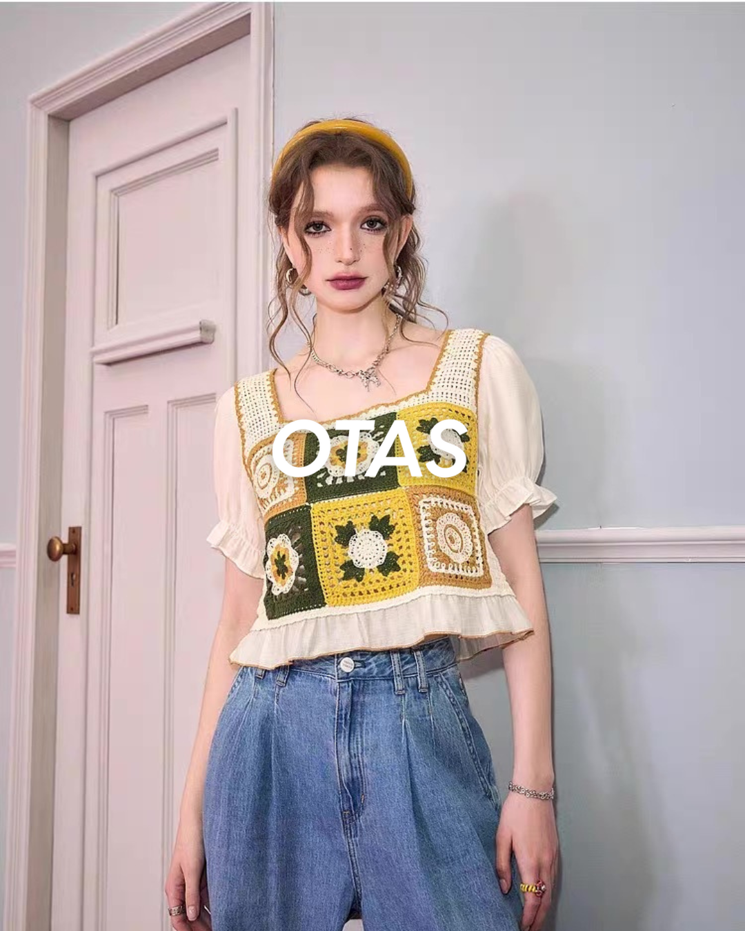 rétro Flower tops