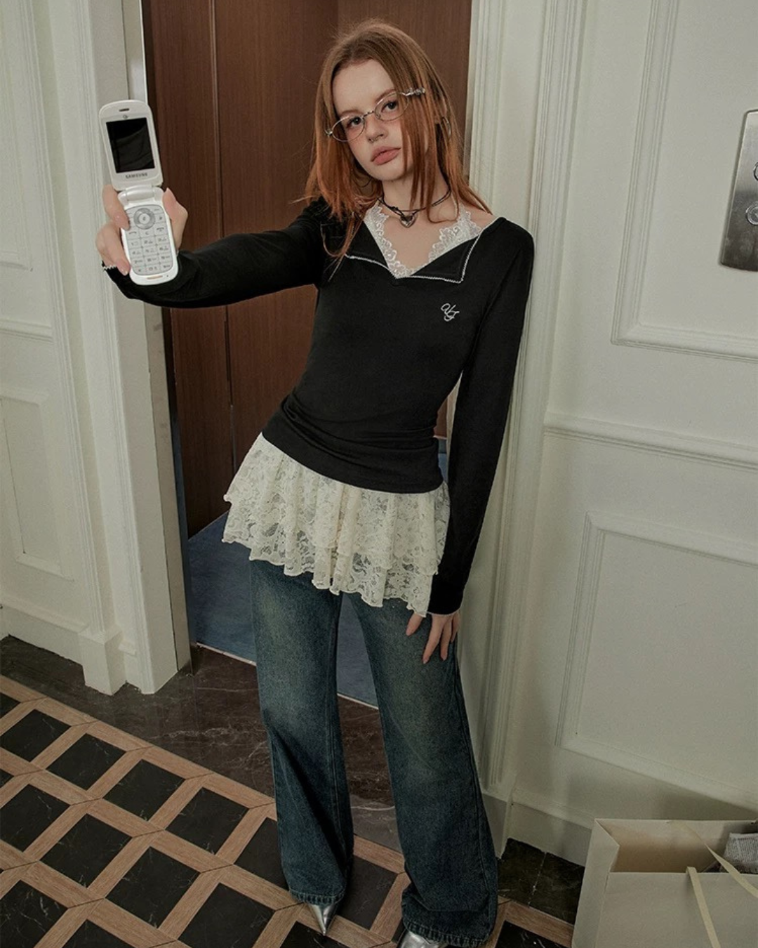 0 lace dress