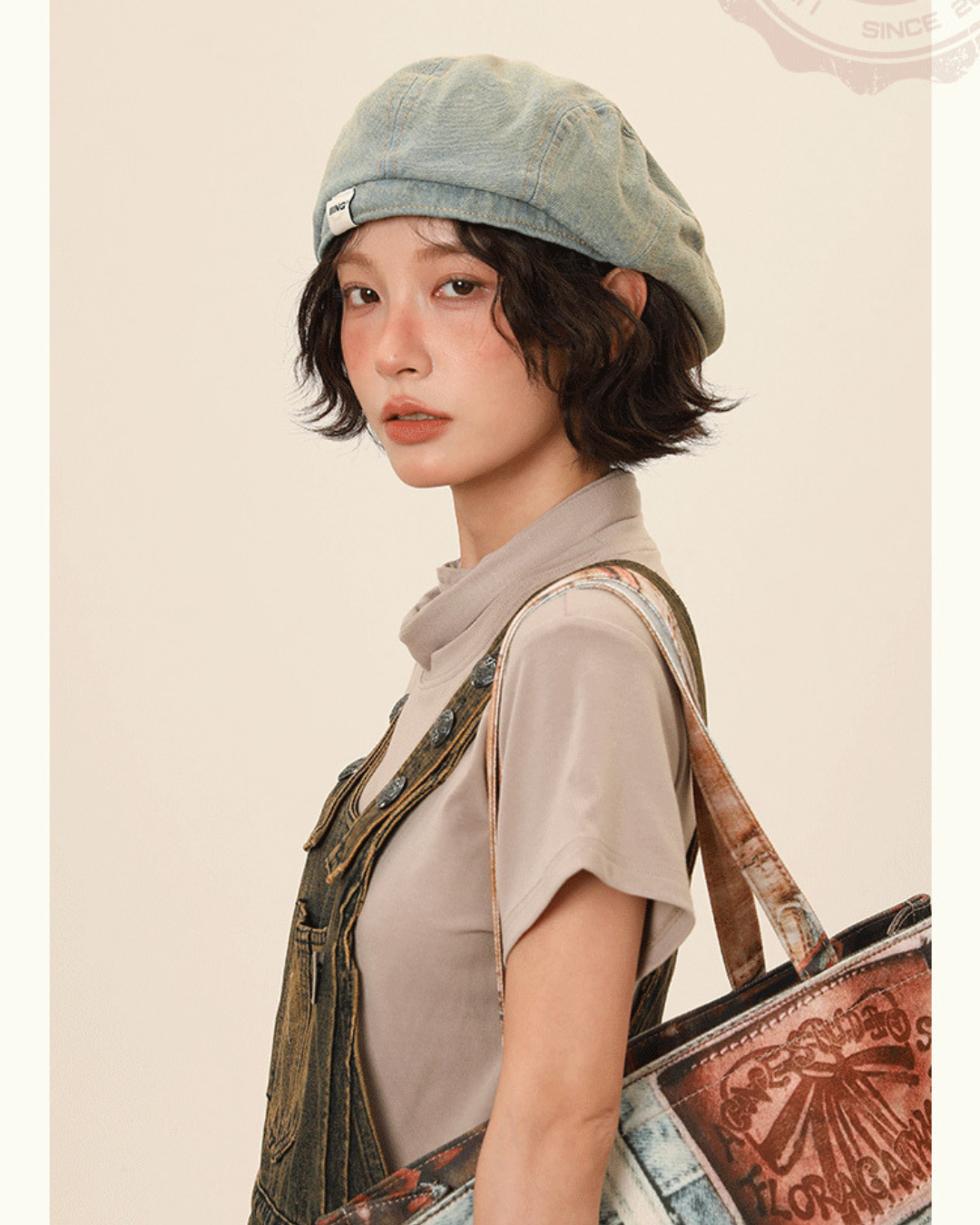 00 denim hat