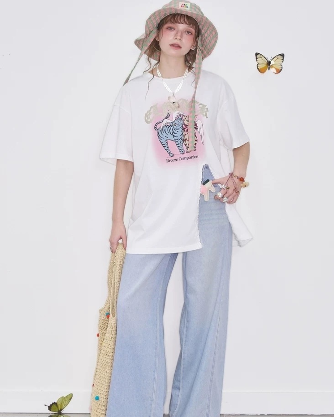 0 Big slit t-shirt
