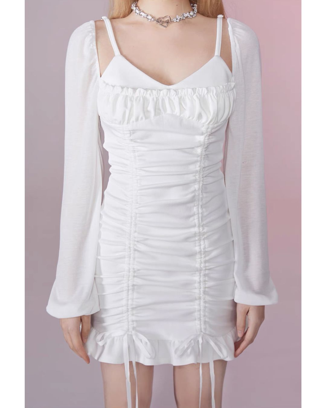 0 pleats one-piece