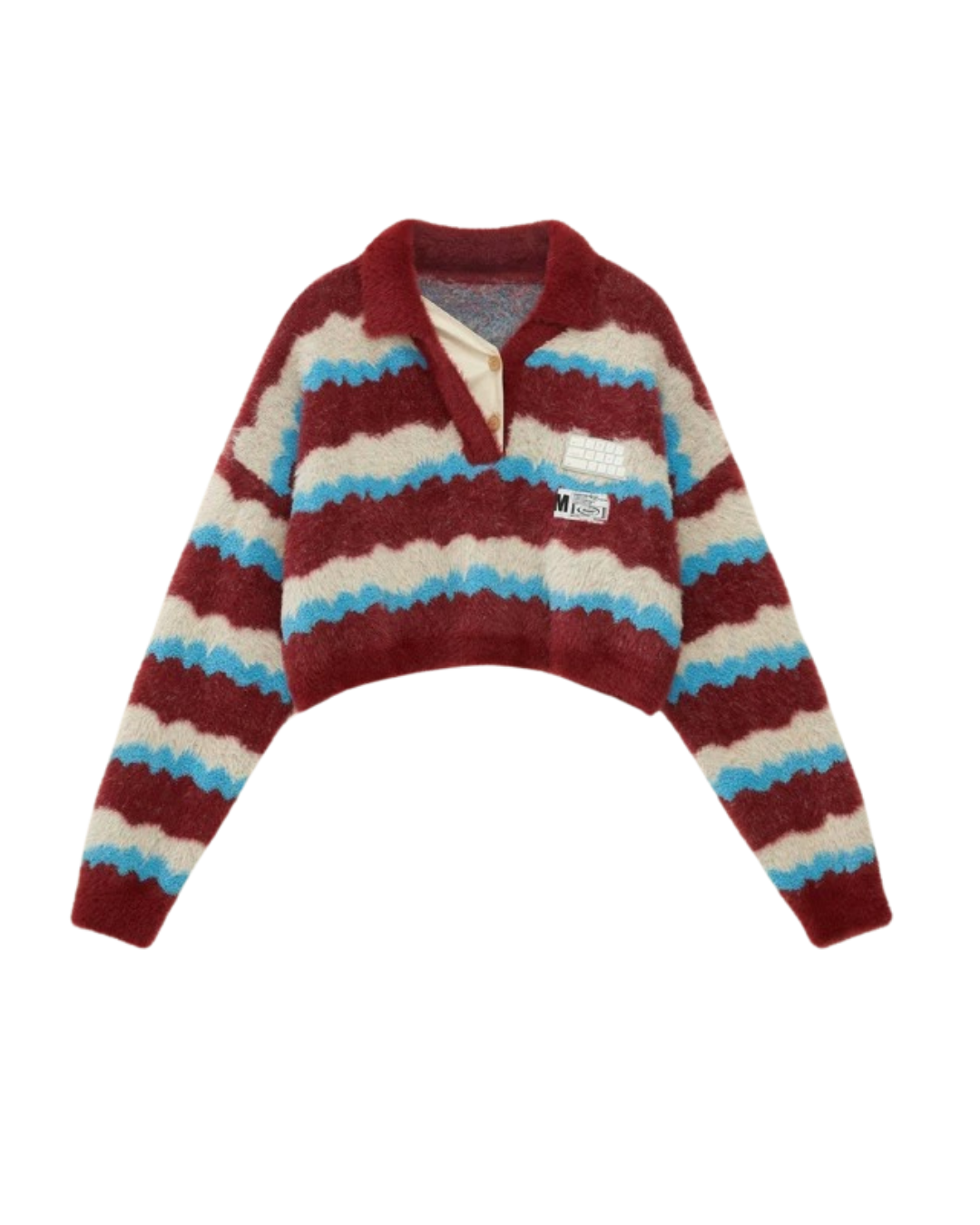 01 polo cardigan