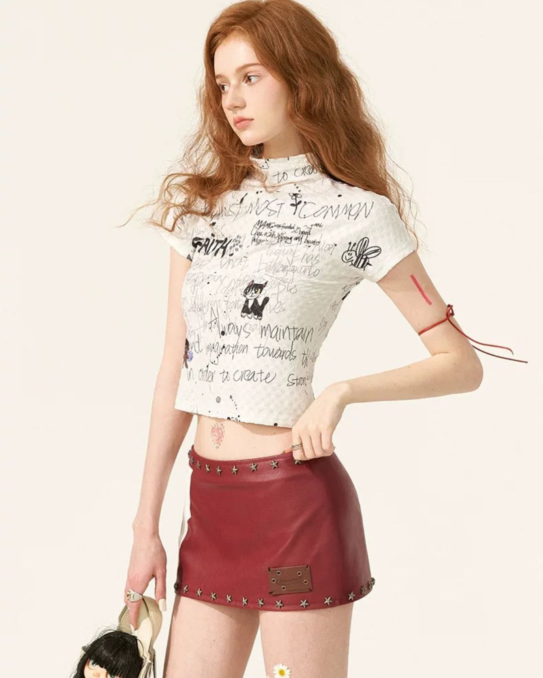 0 short logo-T