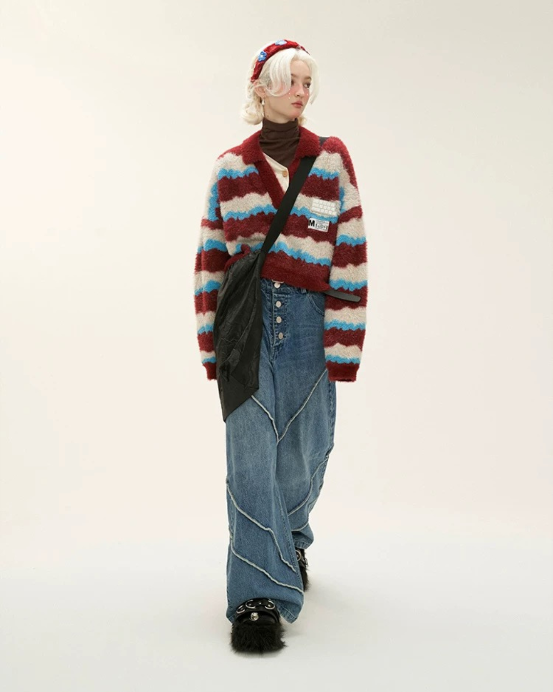 01 polo cardigan