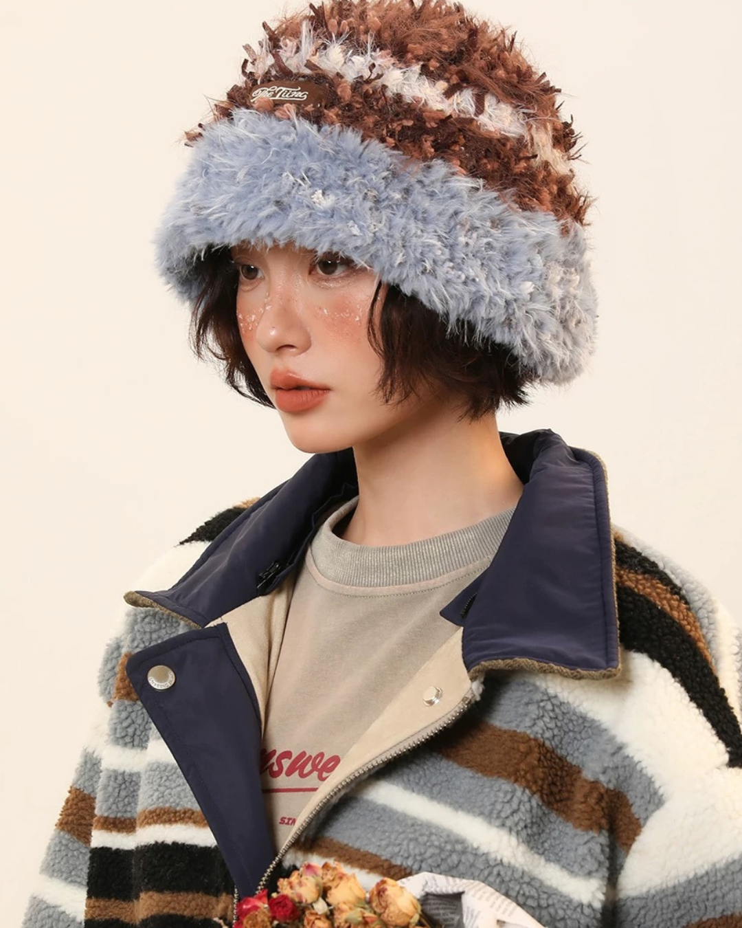 0 fluffy hat