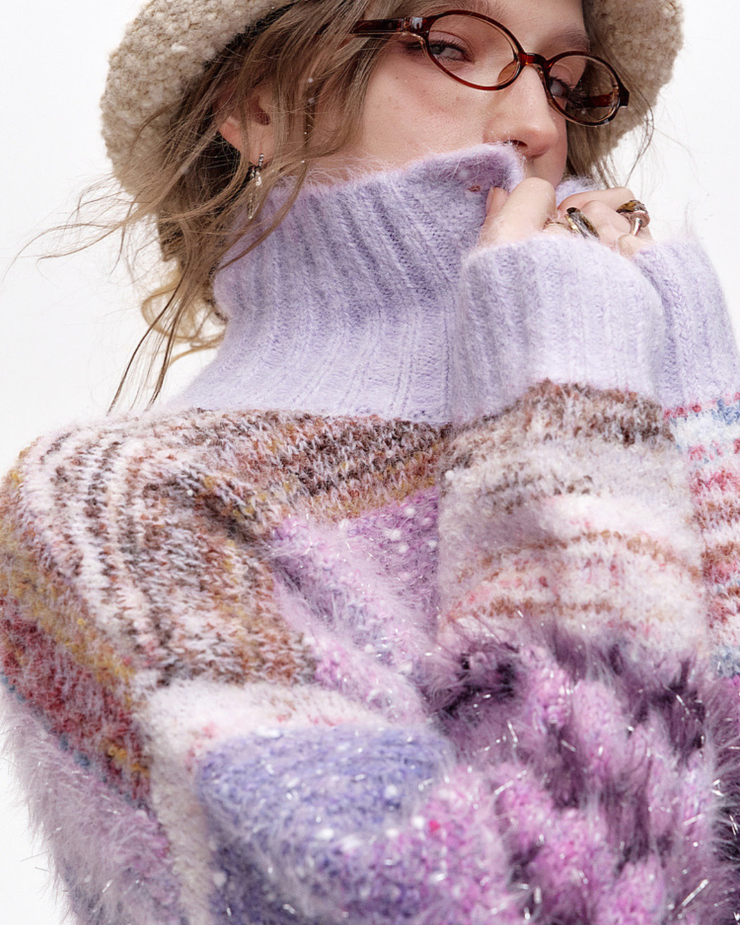 0 lapel sweater