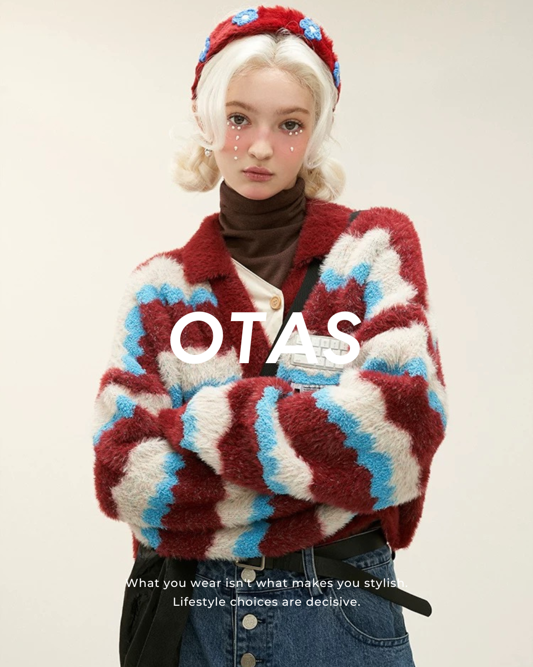 01 polo cardigan