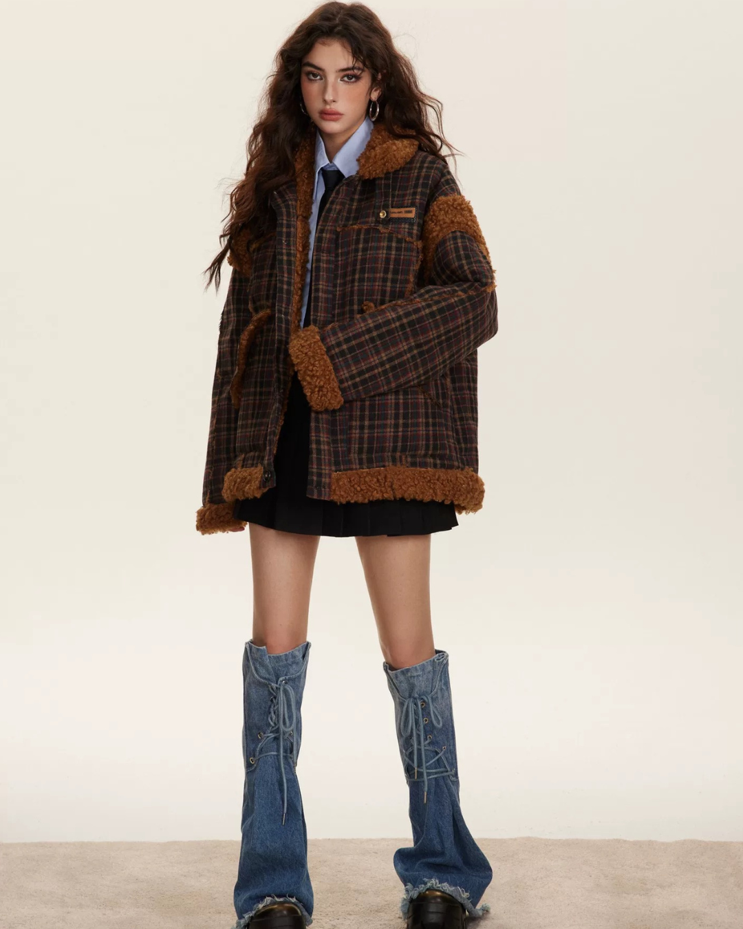 00 check jacket