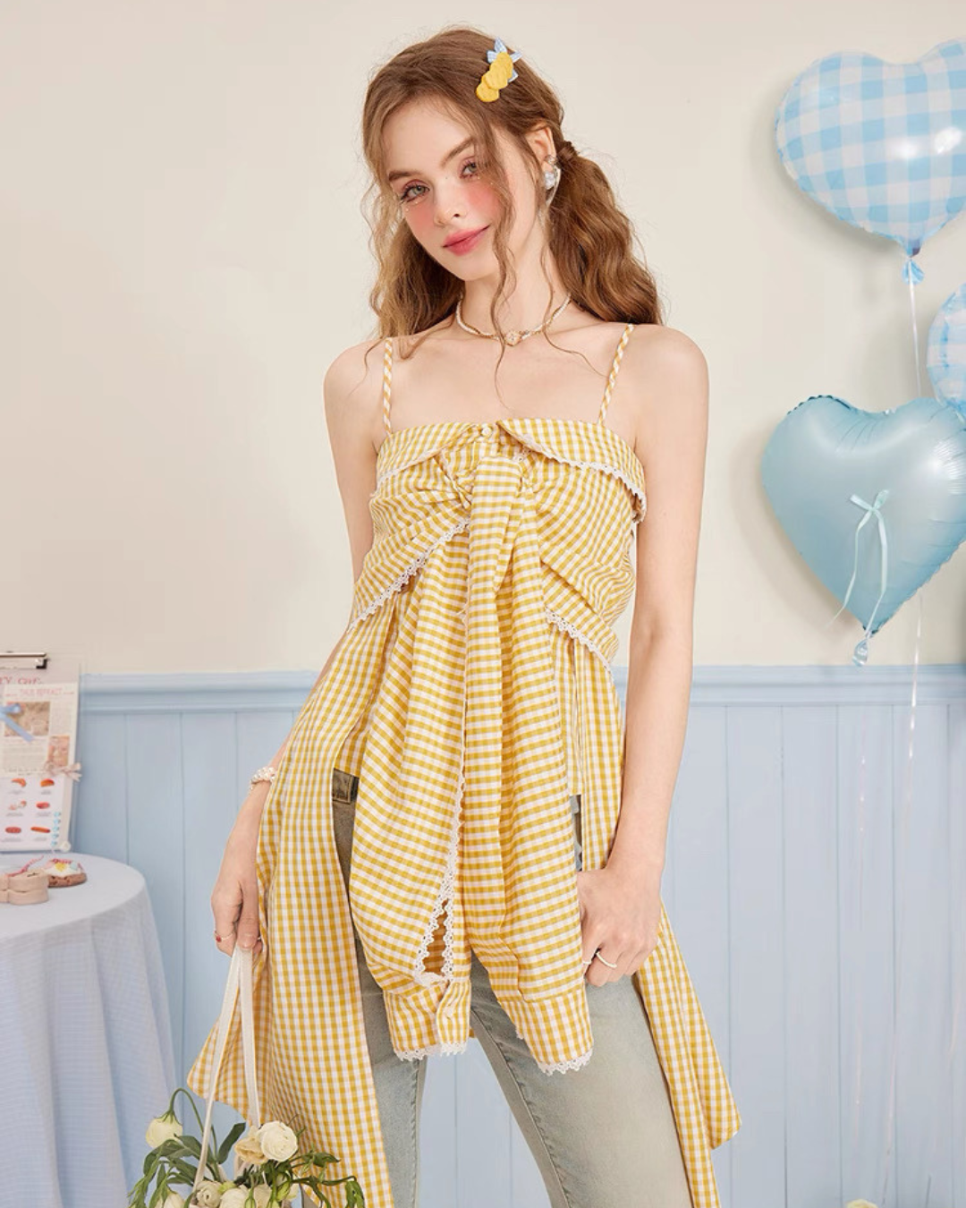 French check tops