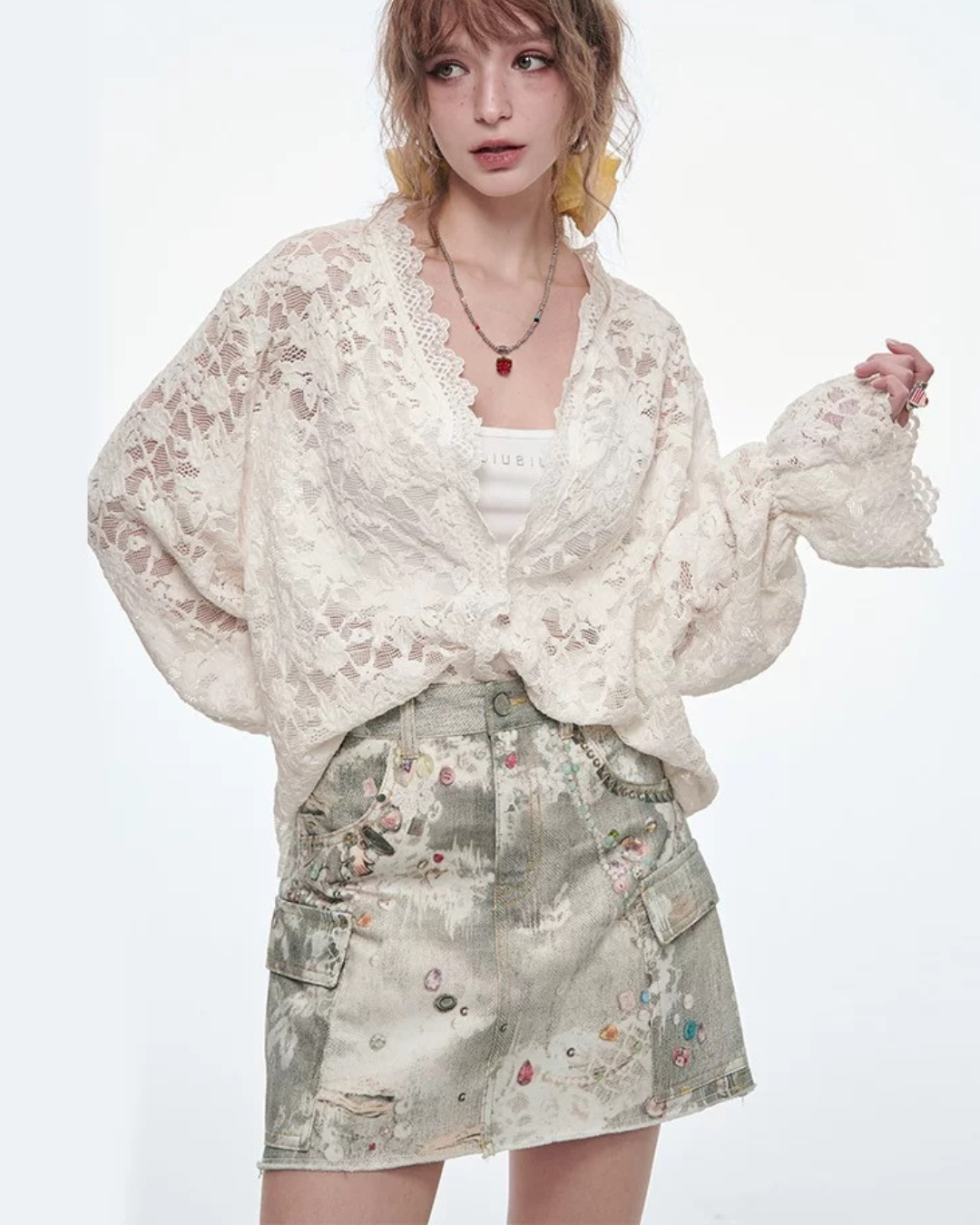 0 pearl skirt