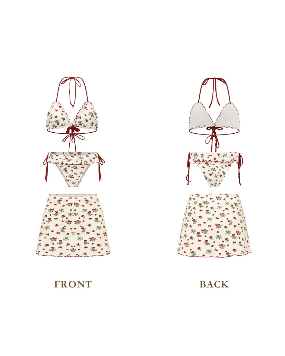 0 flower swim wear