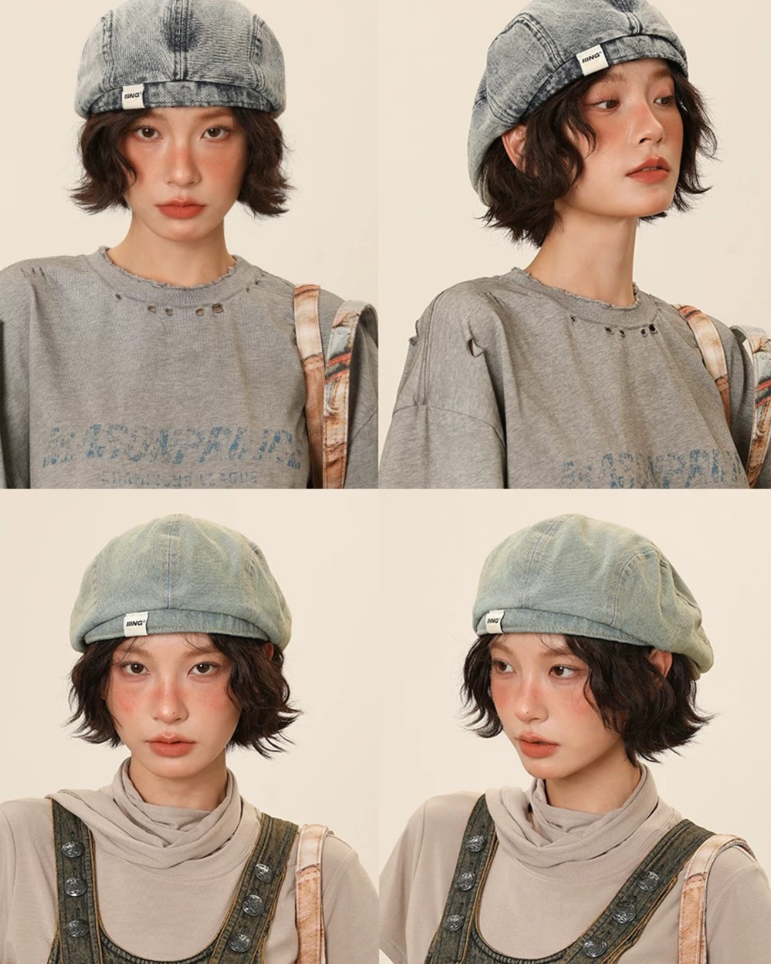 00 denim hat