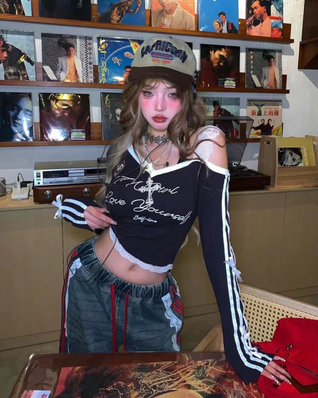 0 rétro lace T