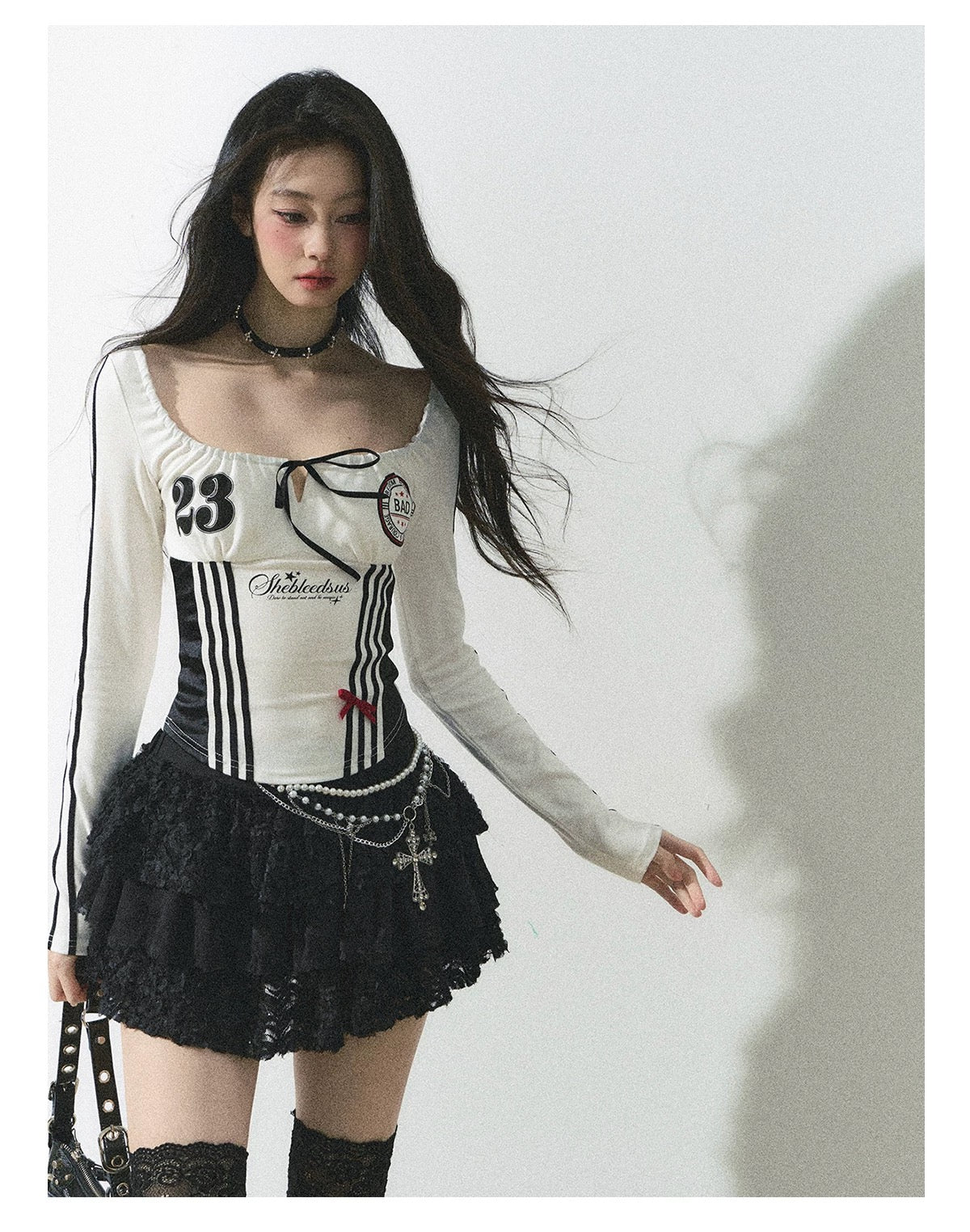 01 black casual-T