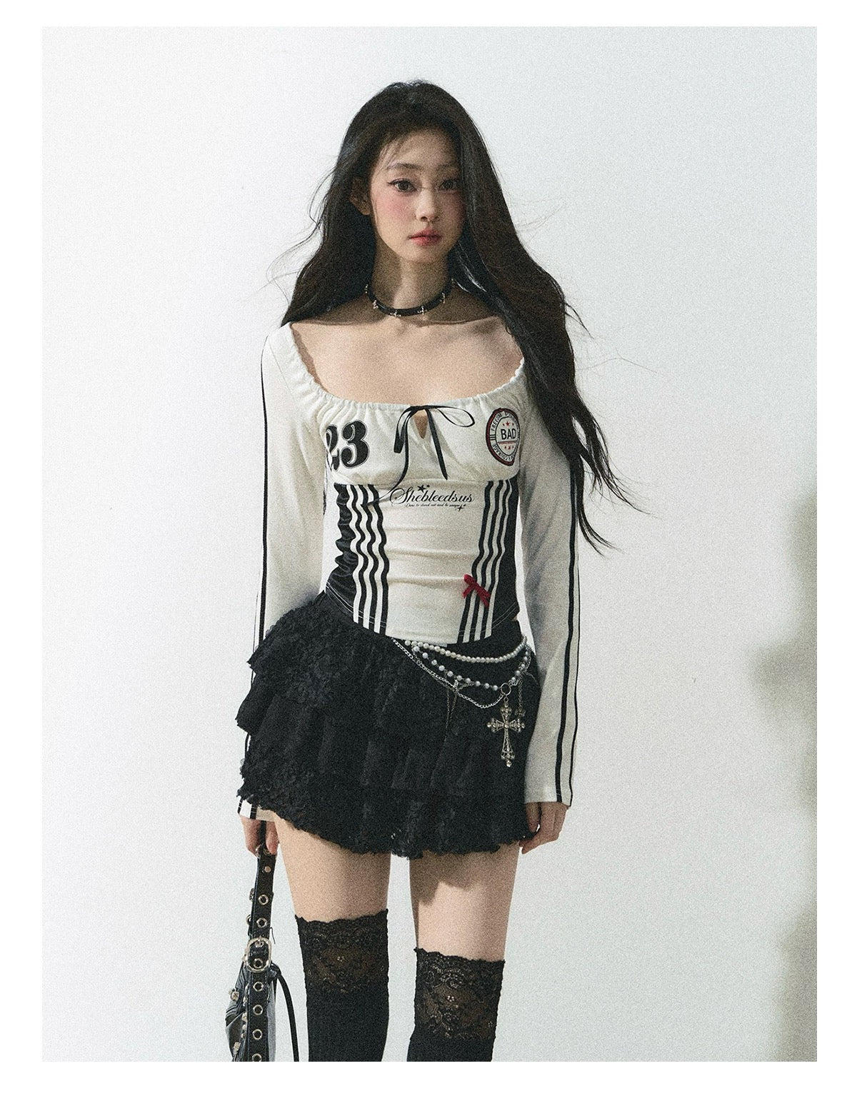 01 black casual-T