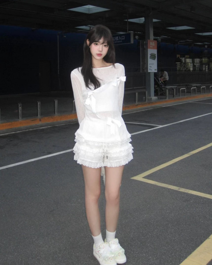 0 ribbon blouse