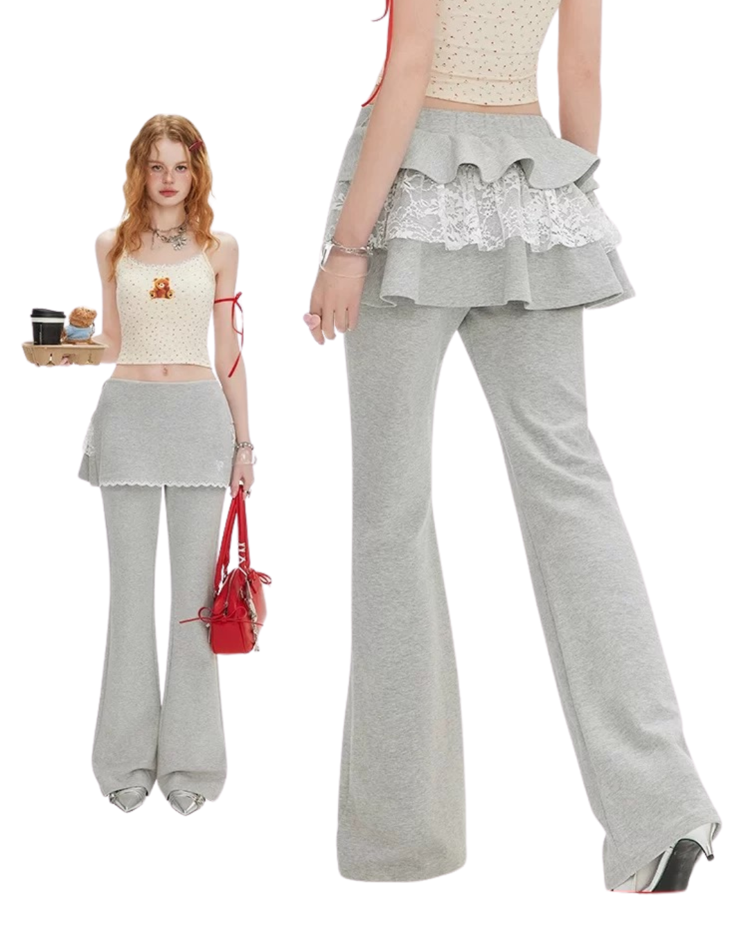 0 fake edge pants