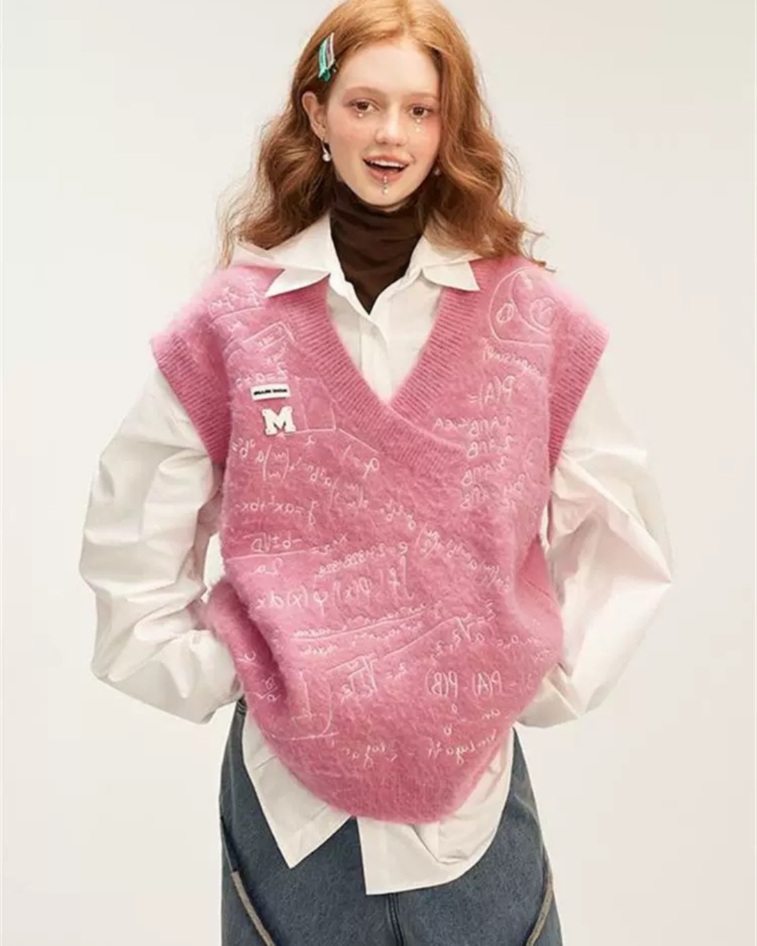 00 v-neck vest