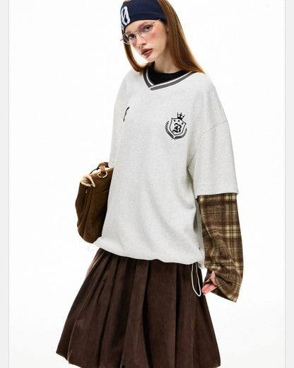 0 check sweater