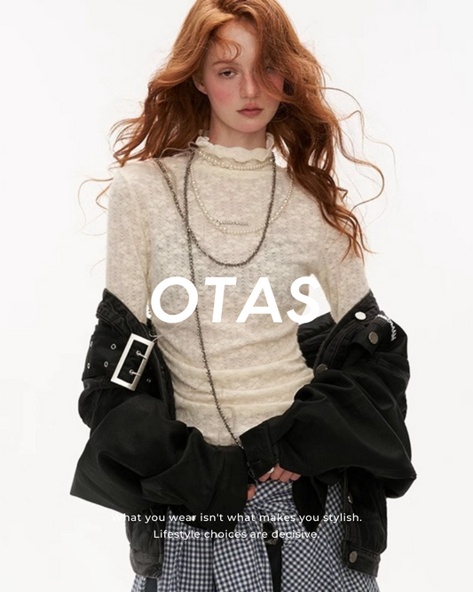 0 high neck long T