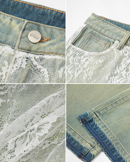 0 lace jeans