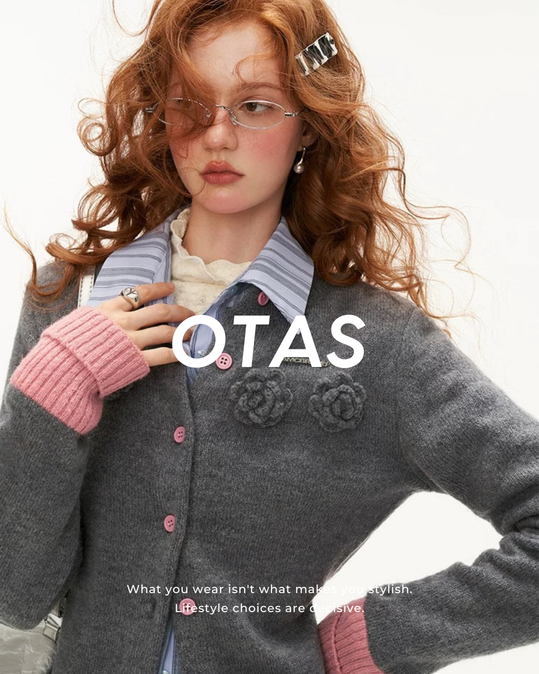 0 rose cardigan
