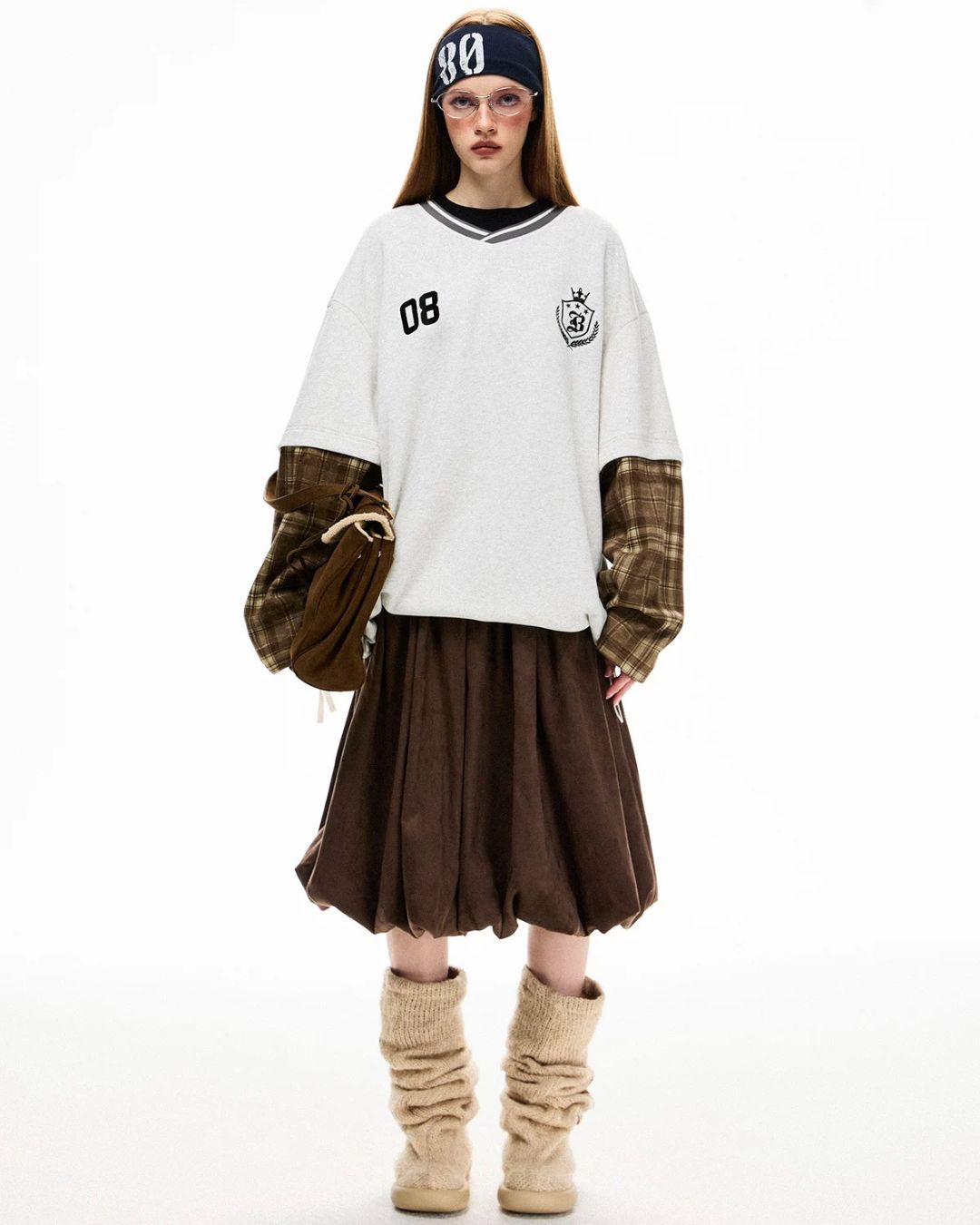 0 check sweater