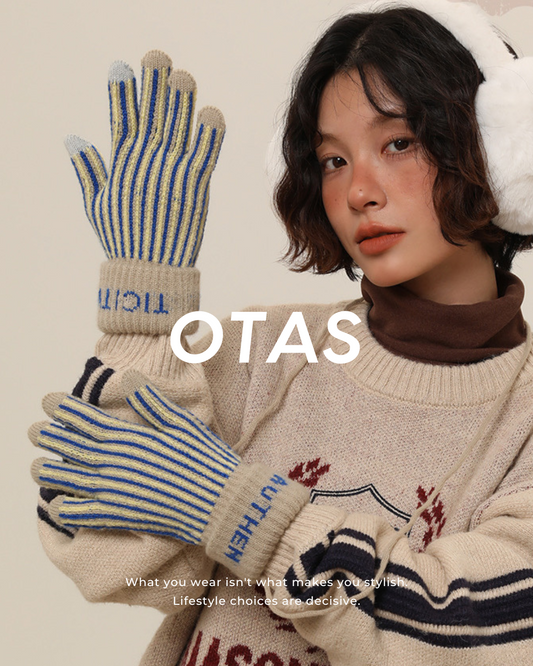 00 stripe gloves