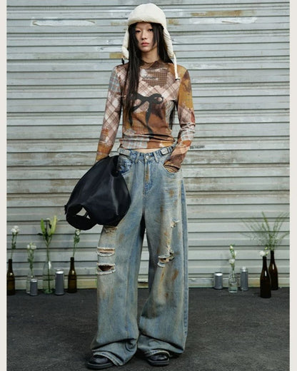 0 rétro blouse