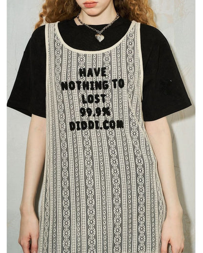 0 logo-T dress