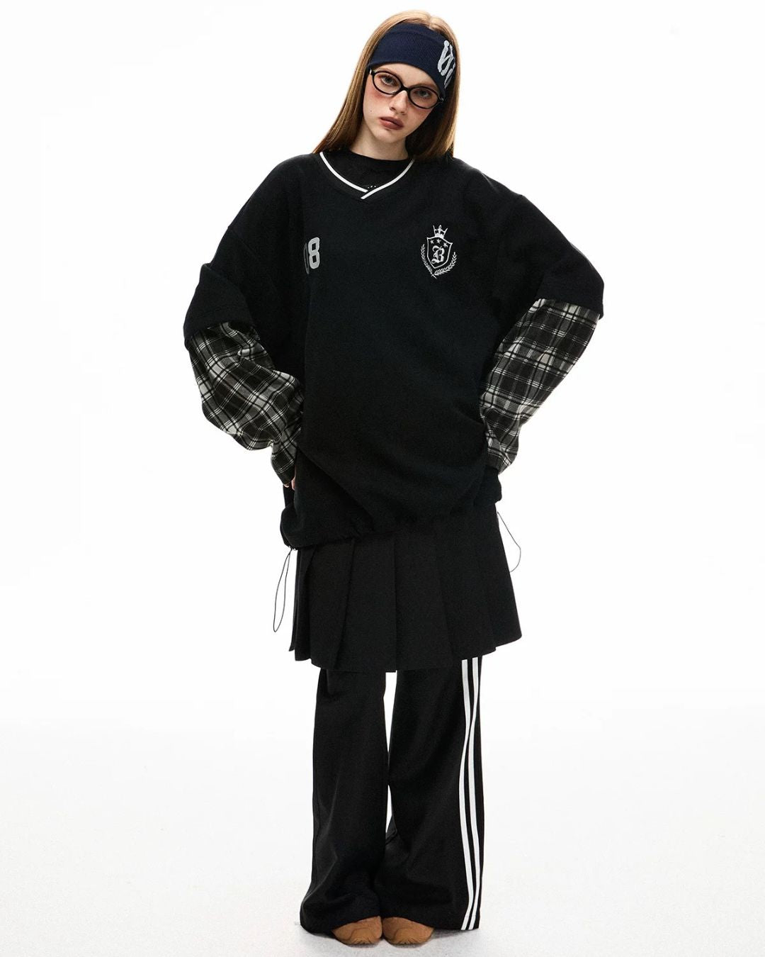 0 check sweater