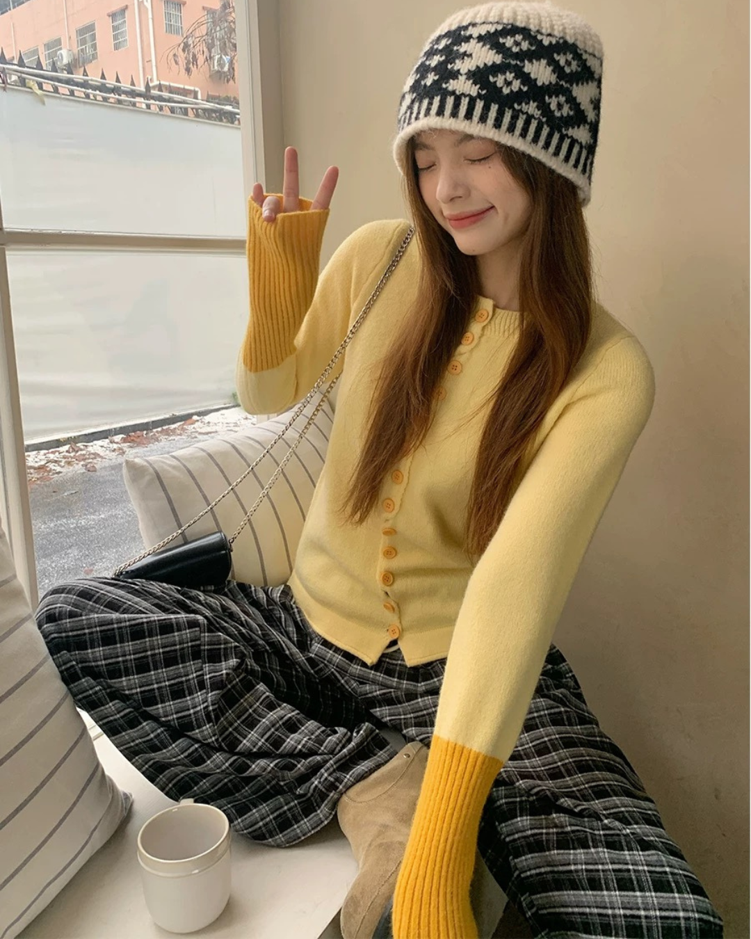 0 sleeve cardigan