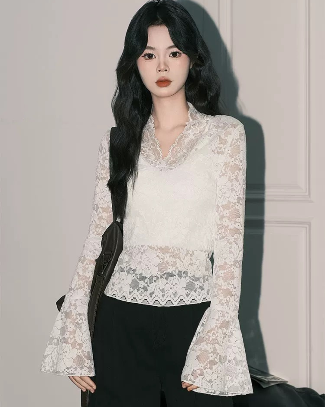 0 lace blouse