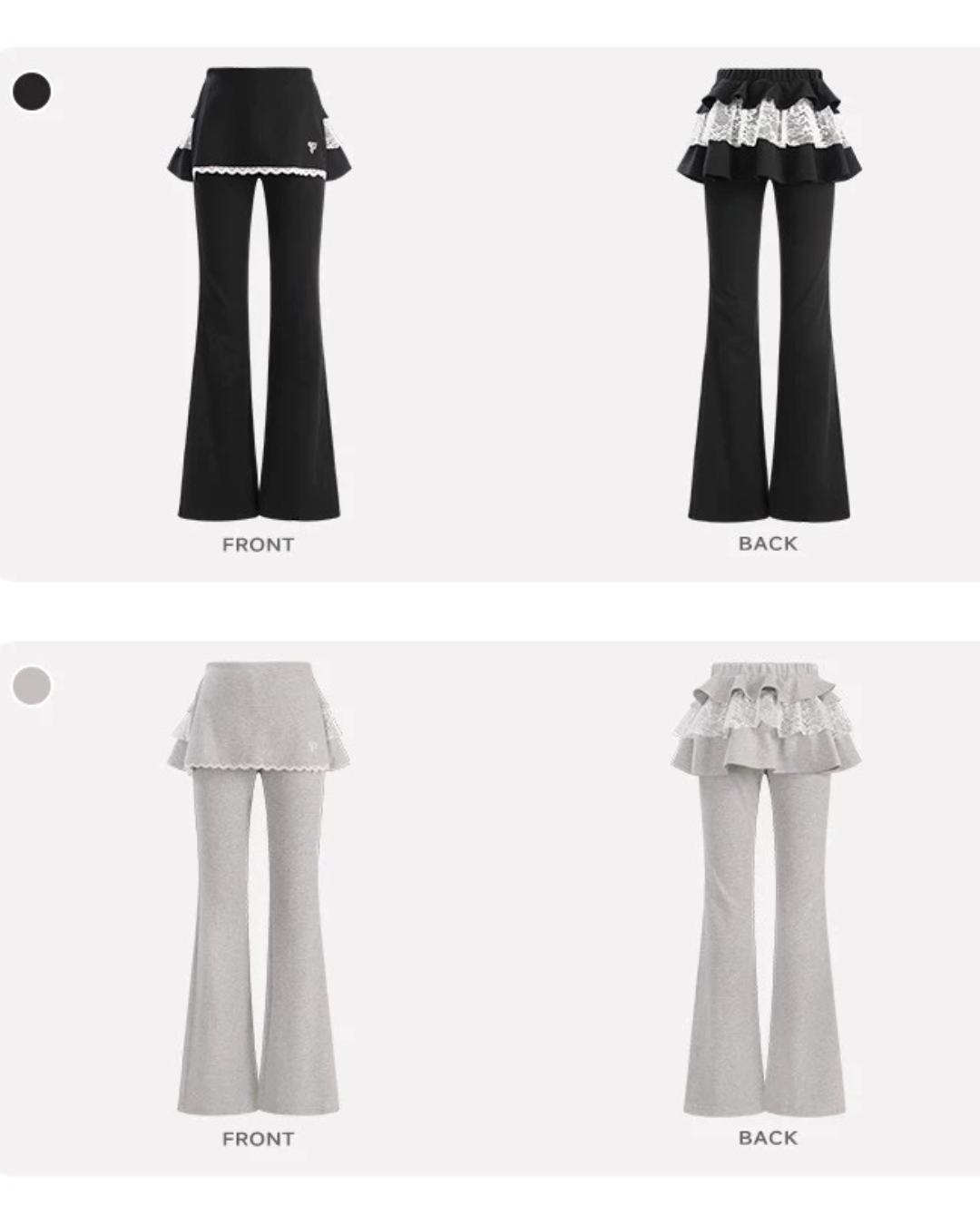 0 fake edge pants