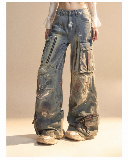 dirty denim pants