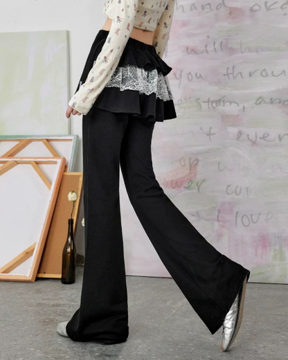 0 fake edge pants