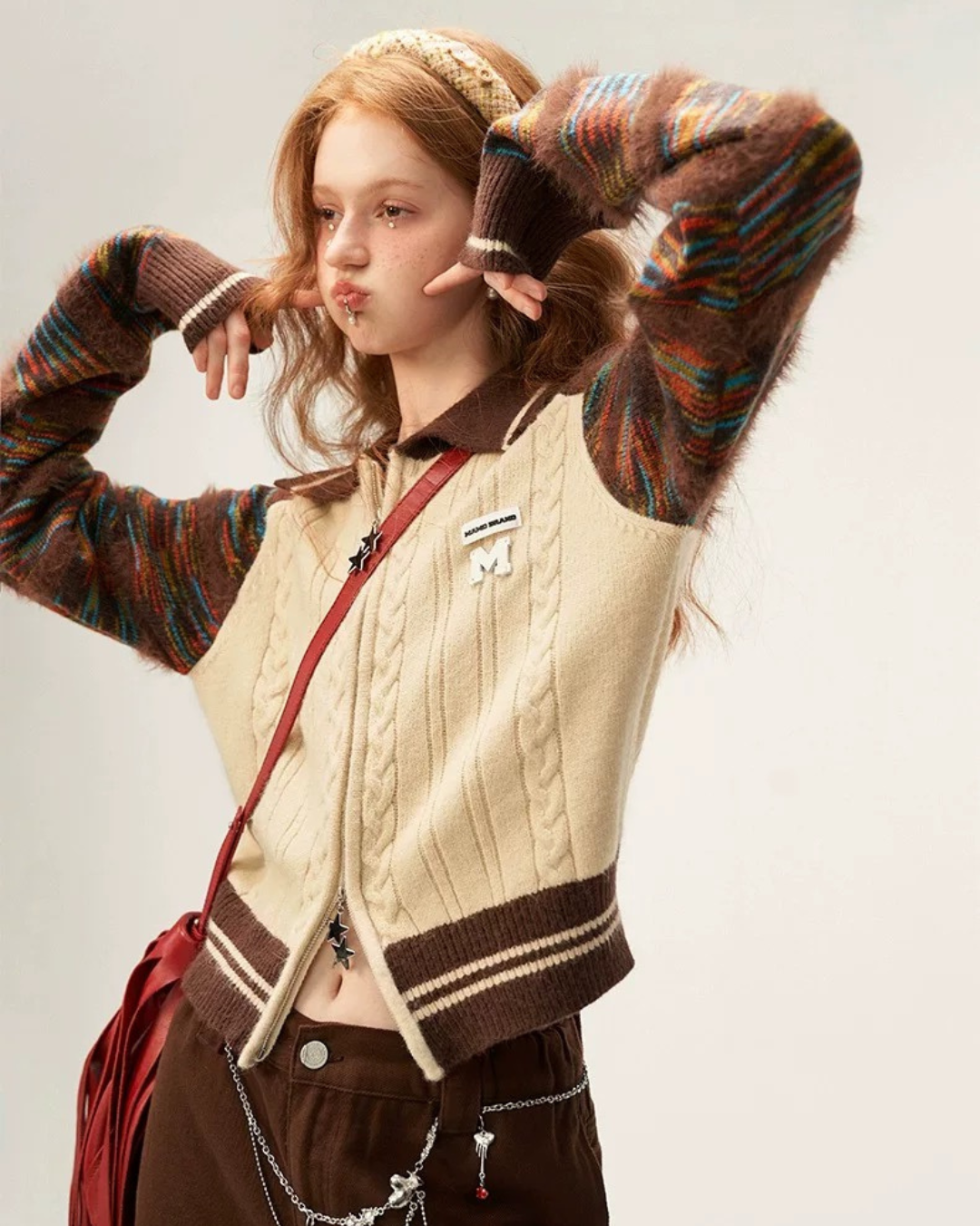 00 rétro cardigan