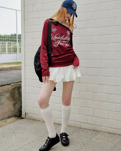 0 satin logo T