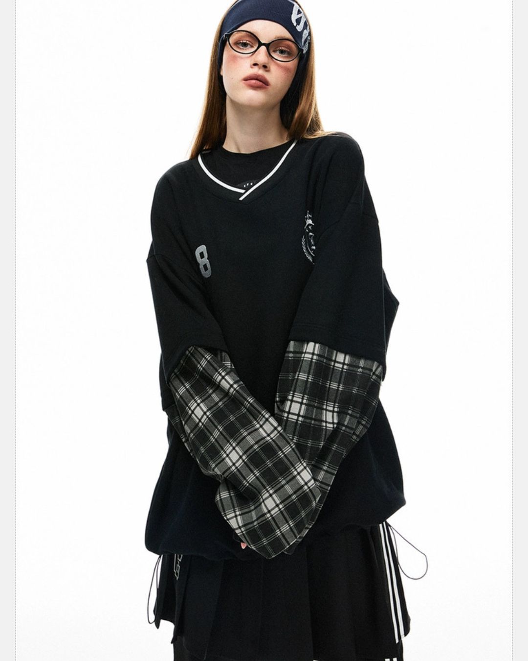 0 check sweater