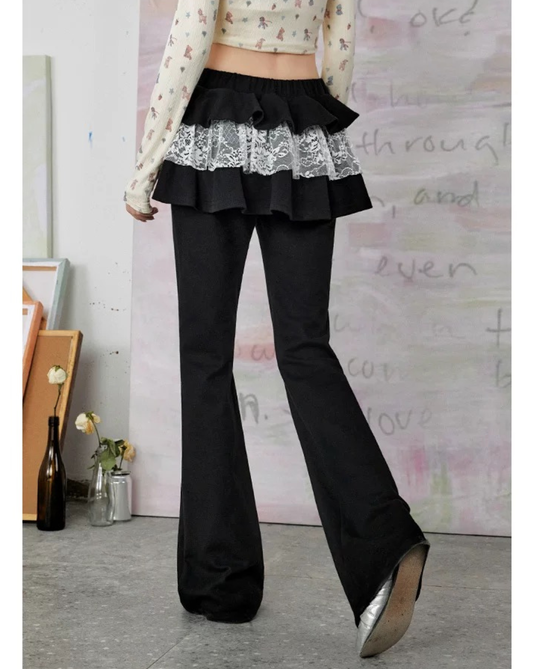 0 fake edge pants
