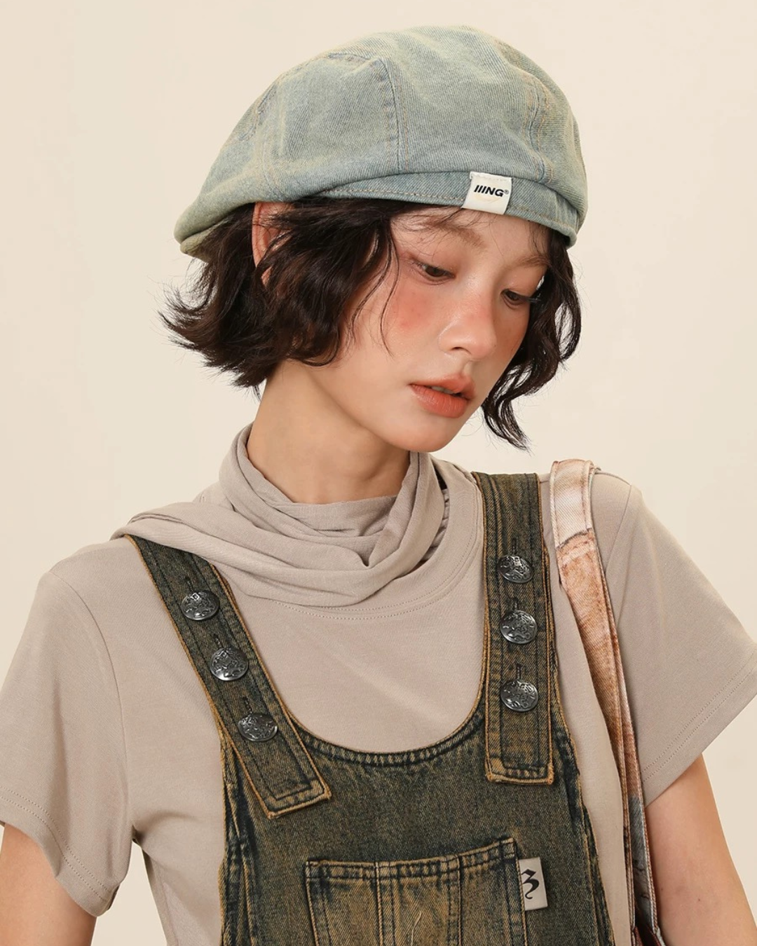 00 denim hat