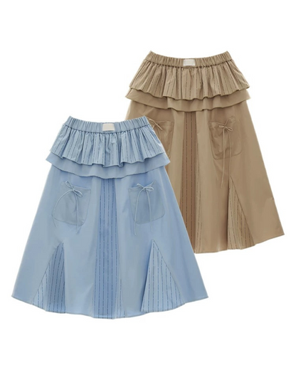 00 layered skirt