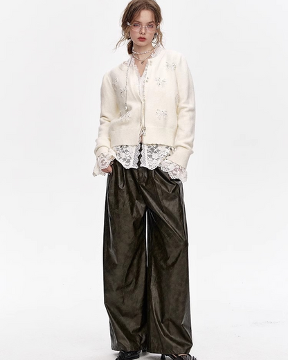 0 lace cardigan