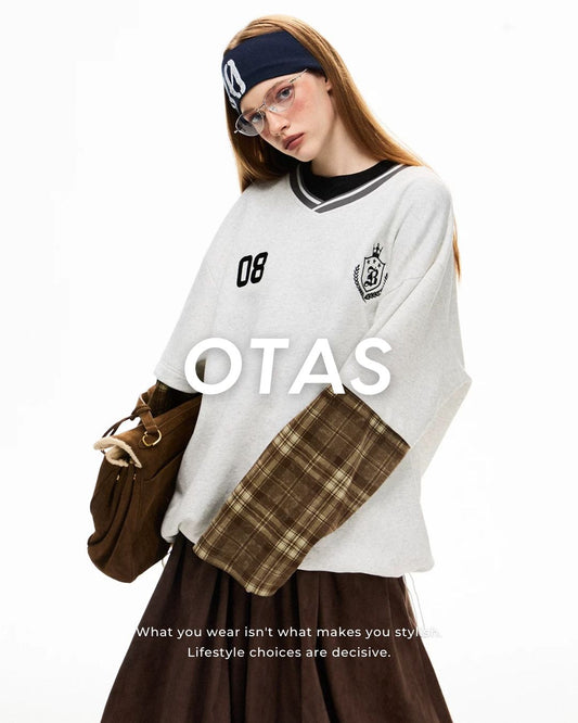 0 check sweater