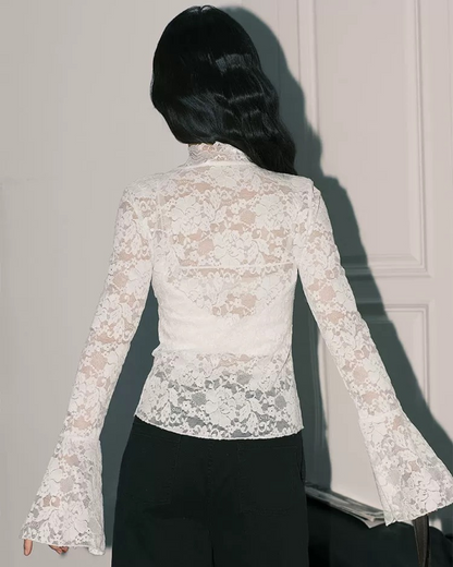 0 lace blouse