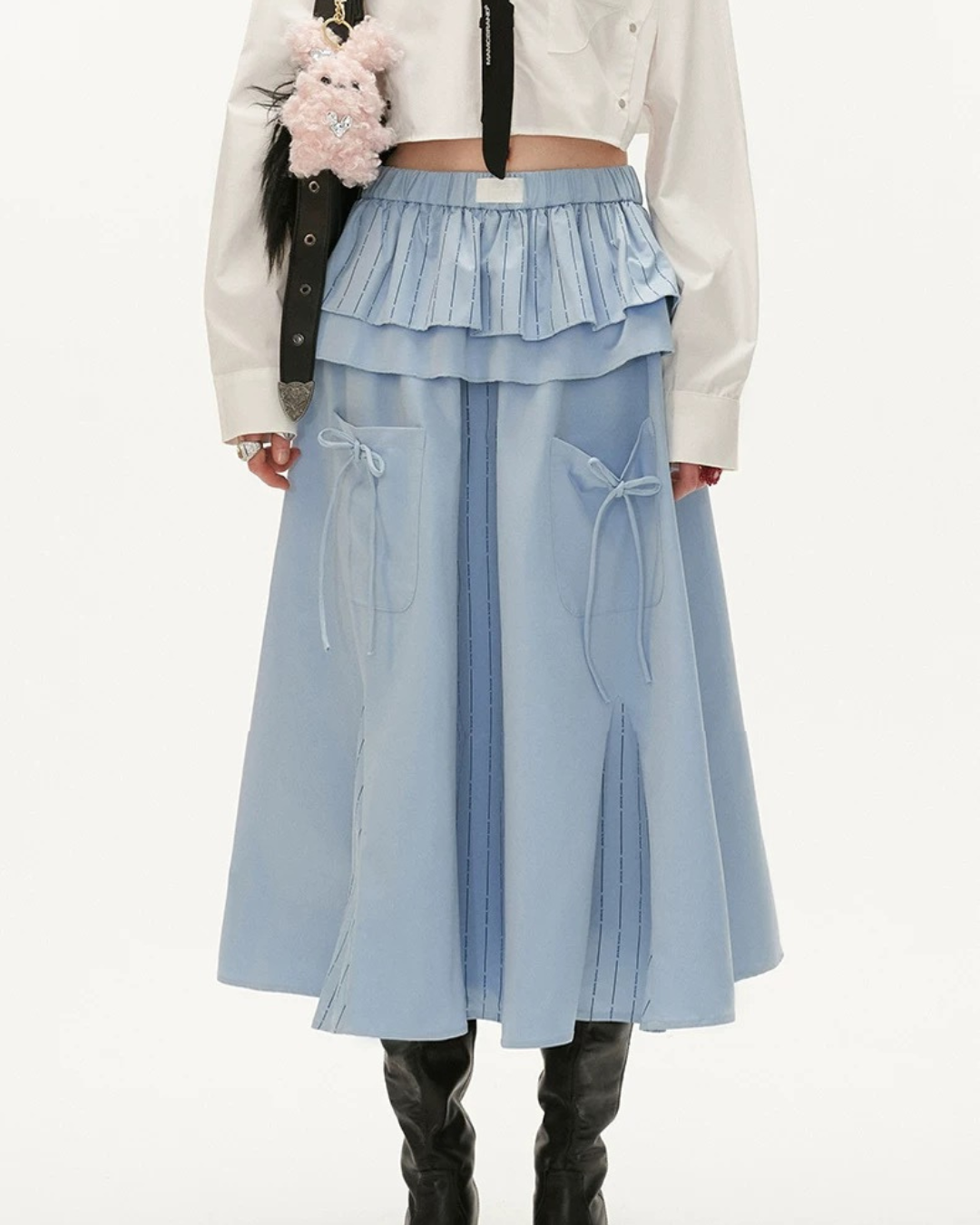 00 layered skirt