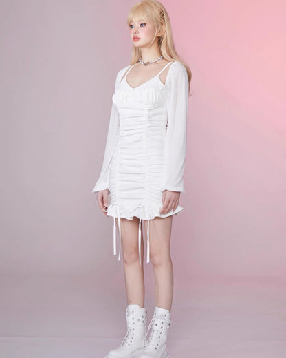 0 pleats one-piece