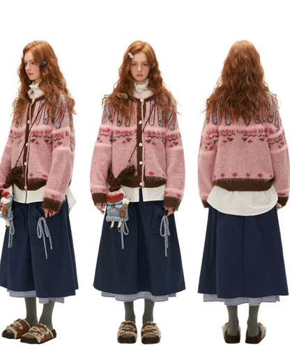 0 rétro cardigan